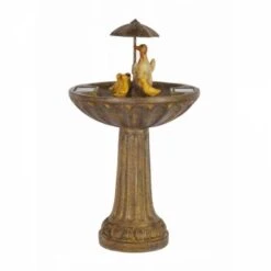 Smart Solar Duck Family Solar Water Feature