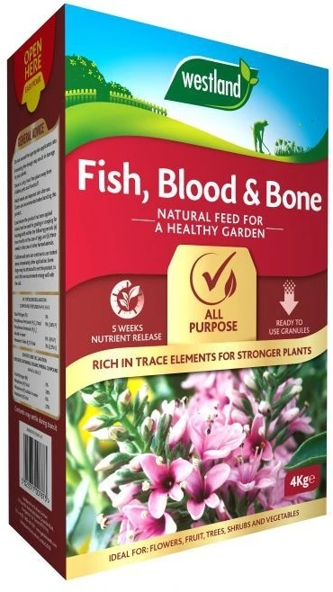 Westland Fish Blood & Bone Garden Fertiliser 4kg 1 Westland Fish Blood & Bone Garden Fertiliser 4kg