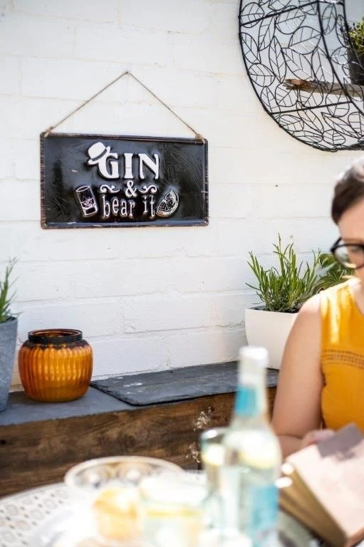 La Hacienda Gin & Bear It Garden Sign 2 La Hacienda Gin & Bear It Garden Sign - Image 2