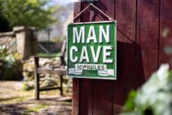 La Hacienda Man Cave My Rules Garden Sign -Lawn and Plant Care Store 47048 2108