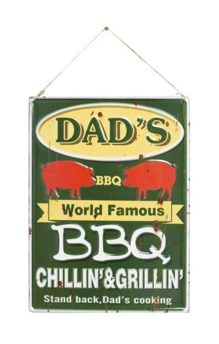 La Hacienda Dad's BBQ Garden Sign 1 La Hacienda Dad's BBQ Garden Sign