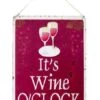 La Hacienda It's Wine O'Clock Garden Sign