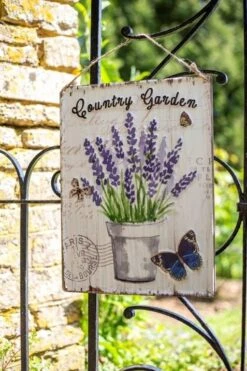 La Hacienda Country Garden Garden Sign -Lawn and Plant Care Store 47057 2090