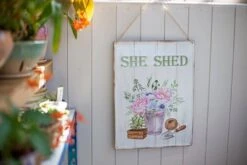 La Hacienda She Shed Sign 6 La Hacienda She Shed Sign -Lawn and Plant Care Store 47061 2074
